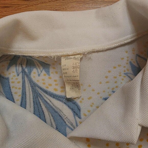 Vintage A New Fashion Creation Polyester Button Down Top 42 - Picture 2 of 4